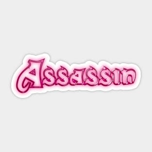 Assassin Sticker